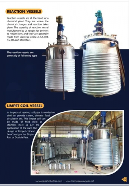 SS High Pressure Chemical Reactor